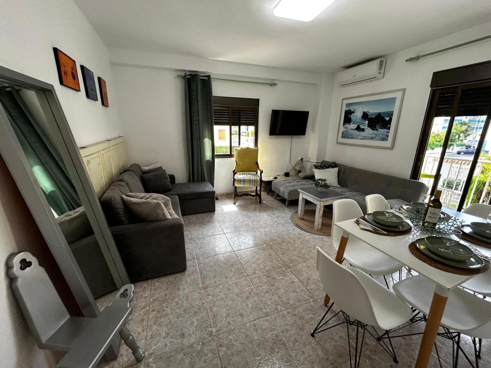 Apartament 100 M De Playa De Gandia 3 -4 Personas Parking Ascensor Exterior foto