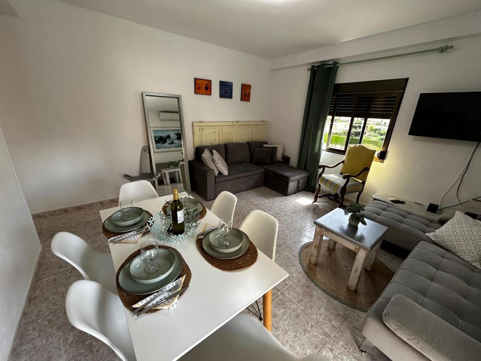 Apartament 100 M De Playa De Gandia 3 -4 Personas Parking Ascensor Exterior foto