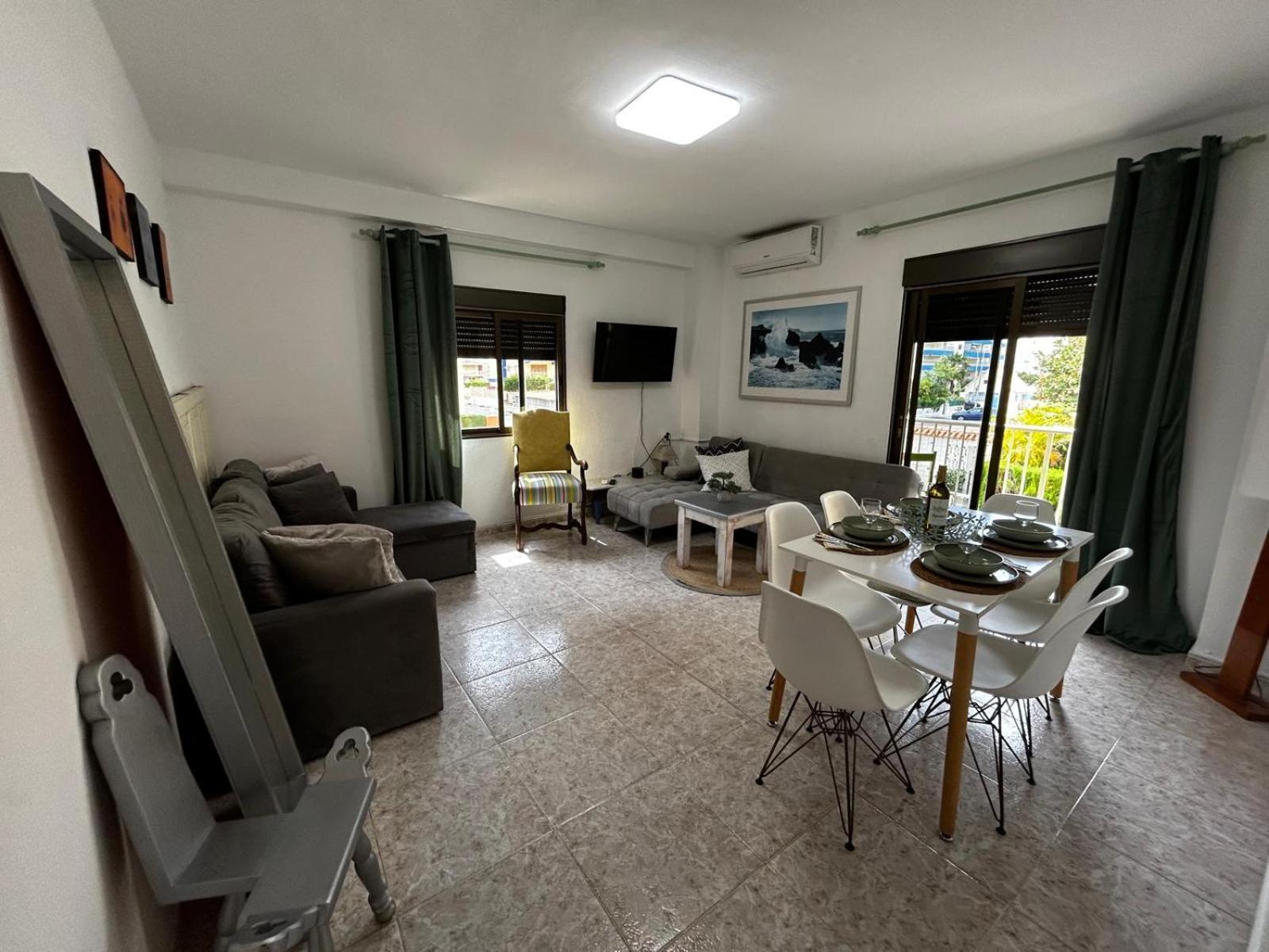 Apartament 100 M De Playa De Gandia 3 -4 Personas Parking Ascensor Exterior foto