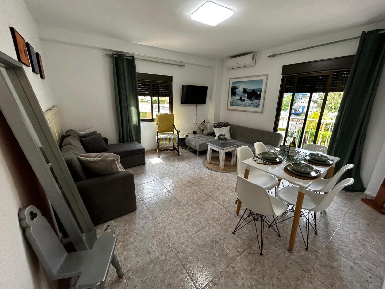 Apartament 100 M De Playa De Gandia 3 -4 Personas Parking Ascensor Exterior foto